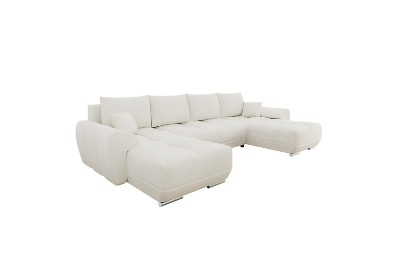 Simerly Sofa Dobbeldivan 4-seter - Lys grå - Møbler - Sofaer - U-sofa