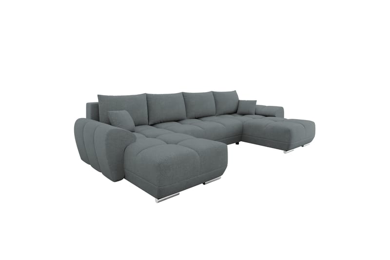 Simerly Sofa Dobbeldivan 4-seter - Mørk grå - Møbler - Sofaer - U-sofa