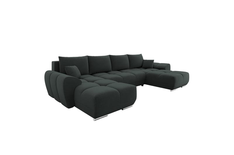 Simerly SoveSovesofa Dobbeldivan 4-seter - Svart - Møbler - Sofaer - Sovesofaer