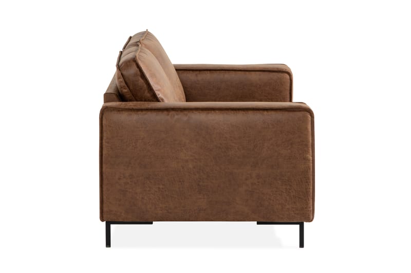 Akron 2-seter Sofa Bonded Lær - Brun - Møbler - Sofaer - Skinnsofaer