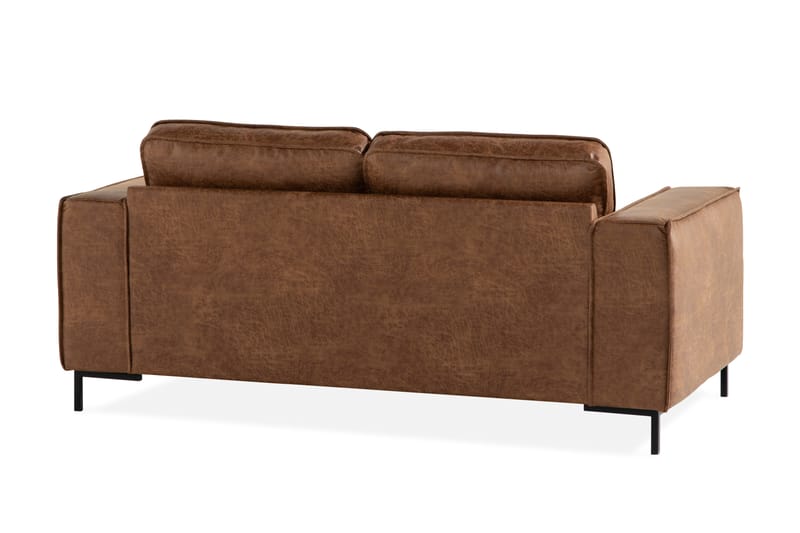 Akron 2-seter Sofa Bonded Lær - Brun - Møbler - Sofaer - Skinnsofaer