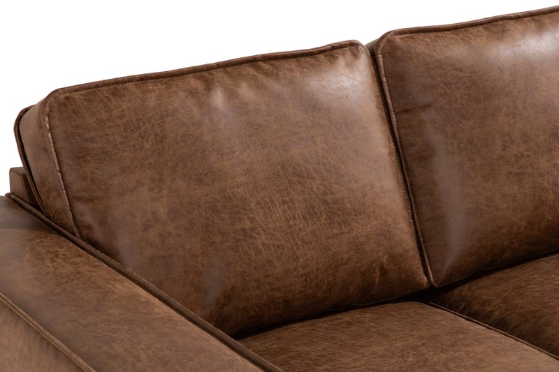 Akron 2-seter Sofa Bonded Lær - Brun - Møbler - Sofaer - Skinnsofaer