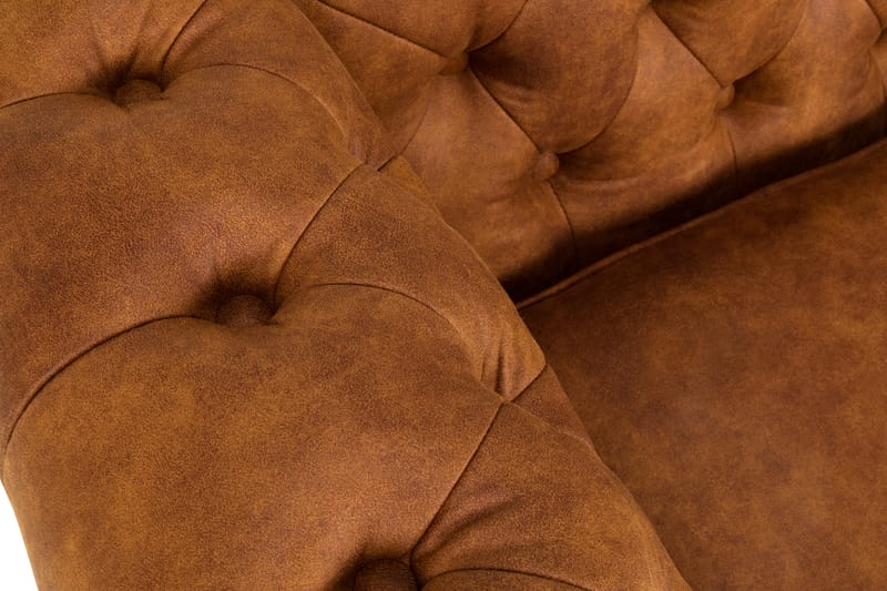 Chesterfield Deluxe 2-seters Sofa - Konjakk - Møbler - Sofaer - Skinnsofaer