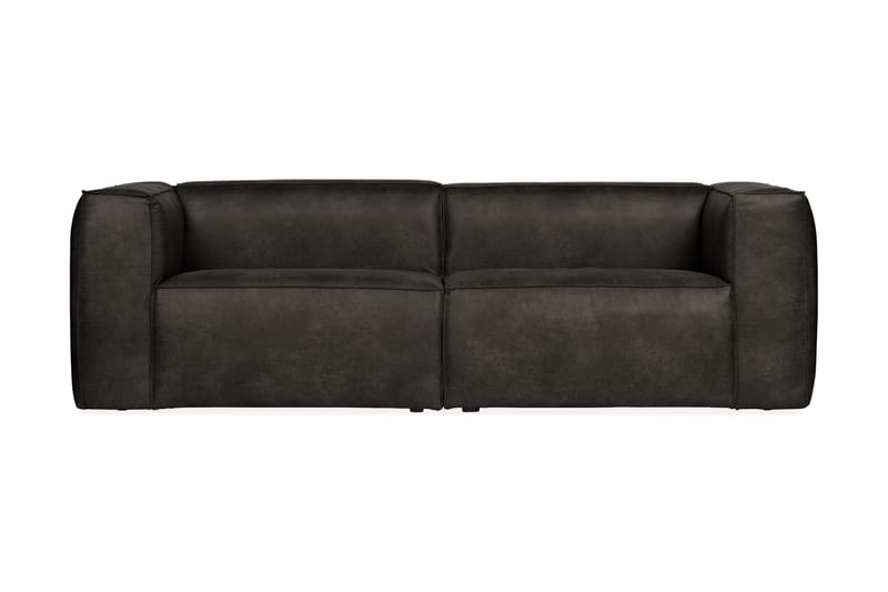 Harlow 3,5-seters Sofa - Svart - Møbler - Sofaer - Skinnsofaer