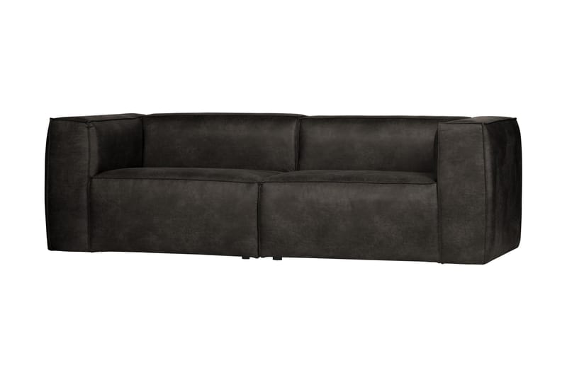 Harlow 3,5-seters Sofa - Svart - Møbler - Sofaer - Skinnsofaer