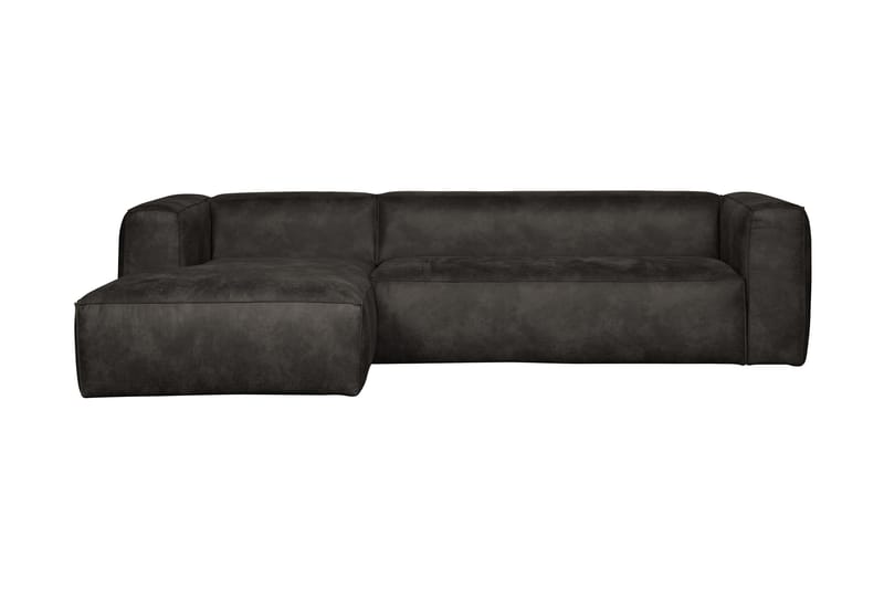 Harlow Divan sofa Venstre Ekte lær - Svart - Møbler - Sofaer - Skinnsofaer