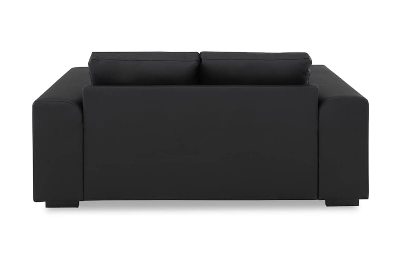 Link 2-seters Sofa Kunstlær - Svart - Møbler - Sofaer - Skinnsofaer