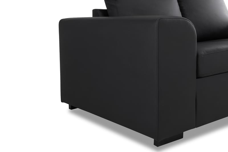 Link 2-seters Sofa Kunstlær - Svart - Møbler - Sofaer - Skinnsofaer