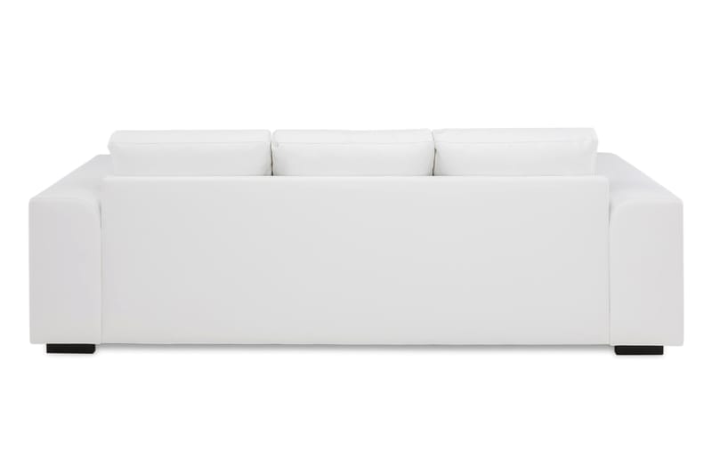 Link 3-seters Sofa Kunstlær - Hvit - Møbler - Sofaer - Skinnsofaer