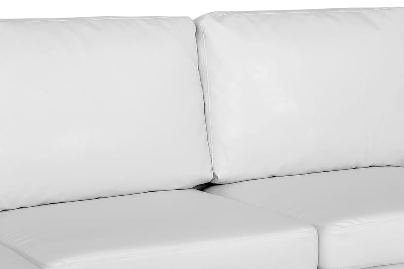 Link U-sofa XL med Divan Venstre Kunstlær - Hvit - Møbler - Sofaer - Skinnsofaer