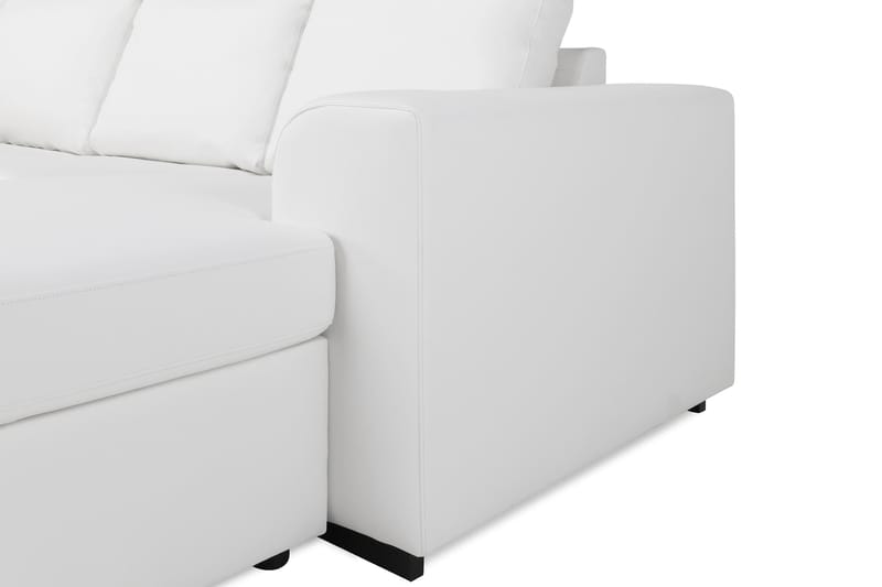 Link U-sofa XXL med Divan Høyre - Hvit - Møbler - Sofaer - Skinnsofaer