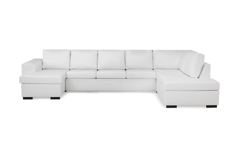 Link U-sofa XXL med Divan Venstre - Hvit - Møbler - Sofaer - Skinnsofaer