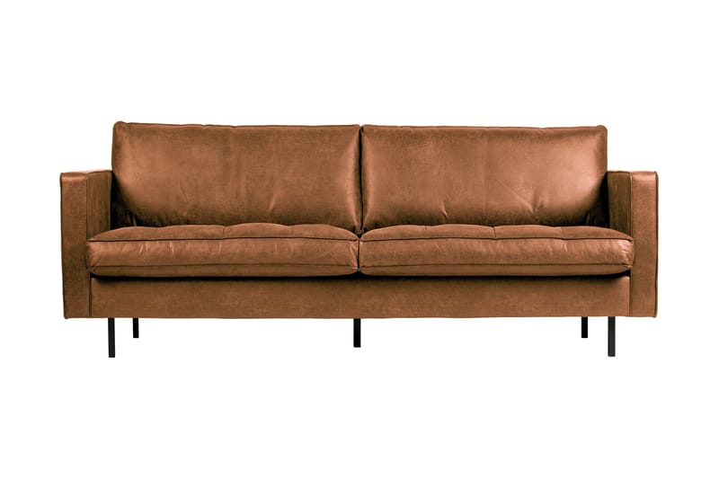 Teton 2,5-seters Sofa - Brun - Møbler - Sofaer - Skinnsofaer