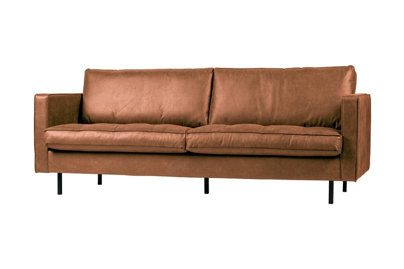 Teton 2,5-seters Sofa - Brun - Møbler - Sofaer - Skinnsofaer