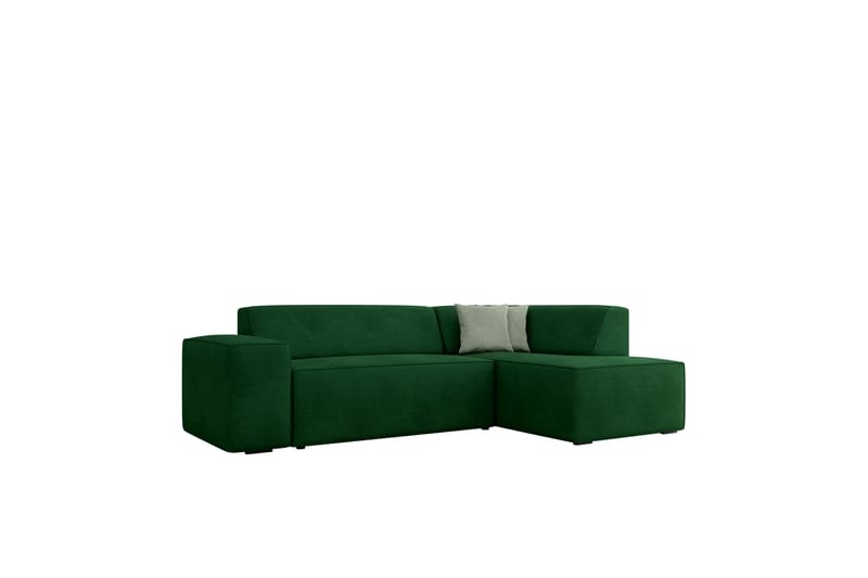 Slucajno Sofa med Sjeselong 3-seter - Grønn - Møbler - Sofaer - Sofa med sjeselong