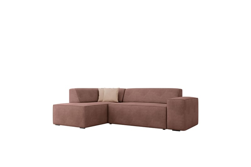 Slucajno Sofa med Sjeselong 3-seter - Rosa/Beige - Møbler - Sofaer - Sofa med sjeselong