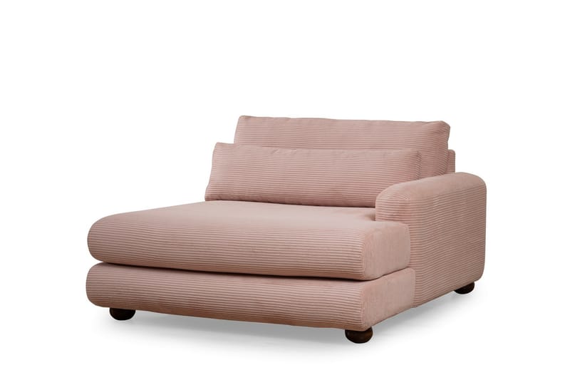 Relento Sofa med Sjeselong 3-seter - Rosa - Møbler - Sofaer - Sofa med sjeselong