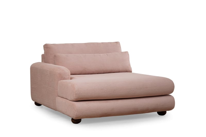 Relento Sofa med Sjeselong 3-seter - Rosa - Møbler - Sofaer - Sofa med sjeselong