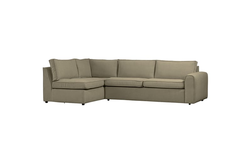 Freek Sofa med Sjeselong 3-seter - Lysegrønn - Møbler - Sofaer - Sofa med sjeselong - 3 seters sofa med divan