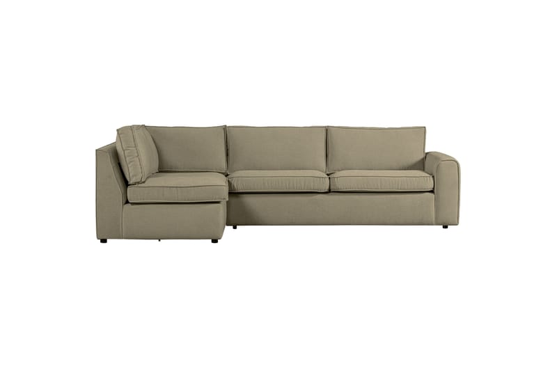 Freek Sofa med Sjeselong 3-seter - Lysegrønn - Møbler - Sofaer - Sofa med sjeselong - 3 seters sofa med divan