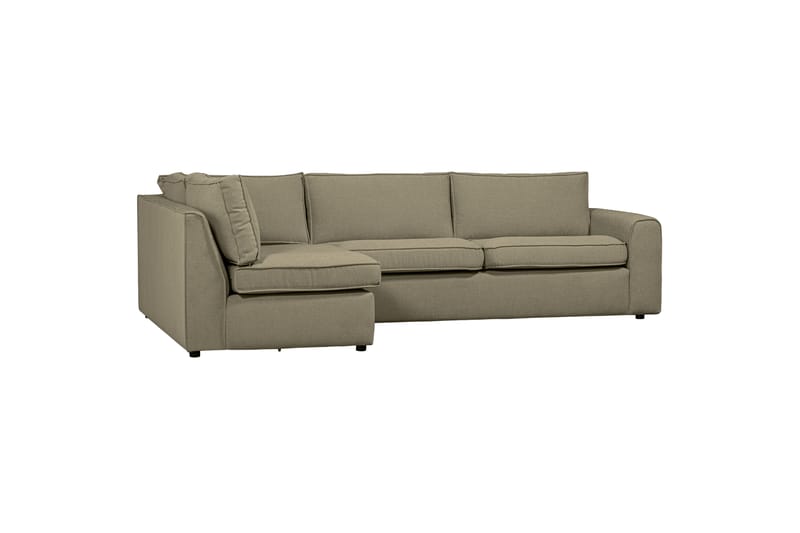 Freek Sofa med Sjeselong 3-seter - Lysegrønn - Møbler - Sofaer - Sofa med sjeselong - 3 seters sofa med divan