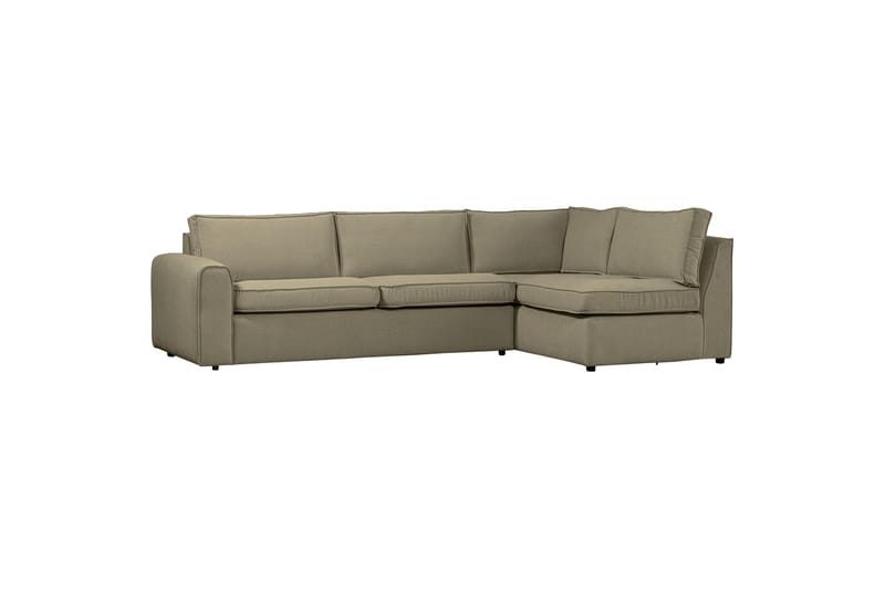 Freek Sofa med Sjeselong 3-seter - Lysegrønn - Møbler - Sofaer - Sofa med sjeselong - 3 seters sofa med divan