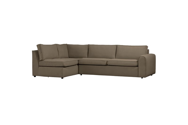 Freek Sofa med Sjeselong 3-seter - Mørk Sand - Møbler - Sofaer - Sofa med sjeselong - 3 seters sofa med divan