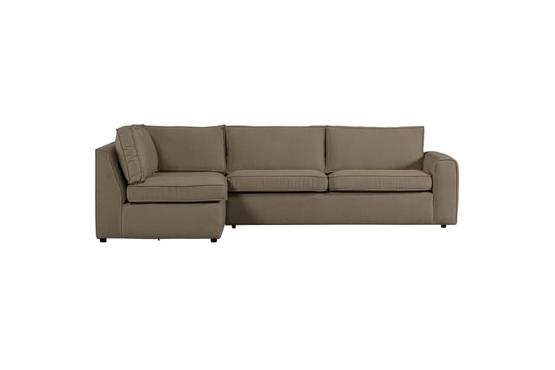 Freek Sofa med Sjeselong 3-seter - Mørk Sand - Møbler - Sofaer - Sofa med sjeselong - 3 seters sofa med divan