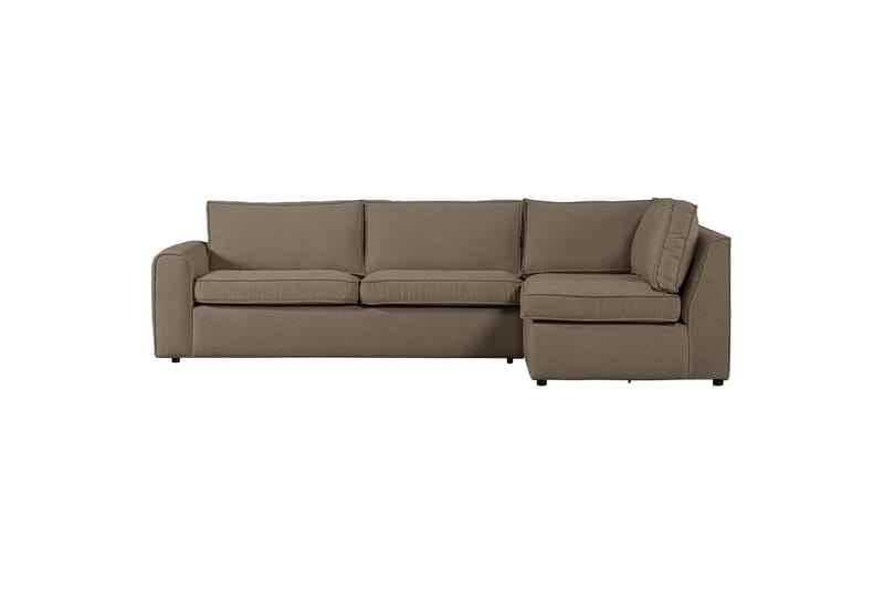 Freek Sofa med Sjeselong 3-seter - Mørk Sand - Møbler - Sofaer - Sofa med sjeselong - 3 seters sofa med divan