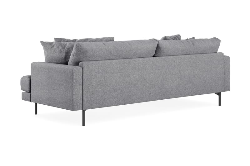 Menard 3-seters Divansofa - Grå - Møbler - Sofaer - Sofa med sjeselong - 3 seters sofa med divan