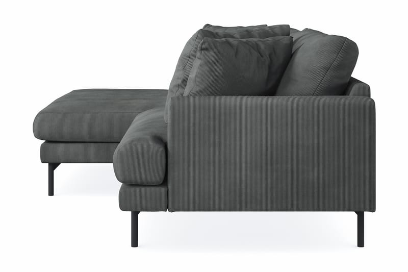 Menard 3-seters Divansofa - Grå - Møbler - Sofaer - Sofa med sjeselong - 3 seters sofa med divan