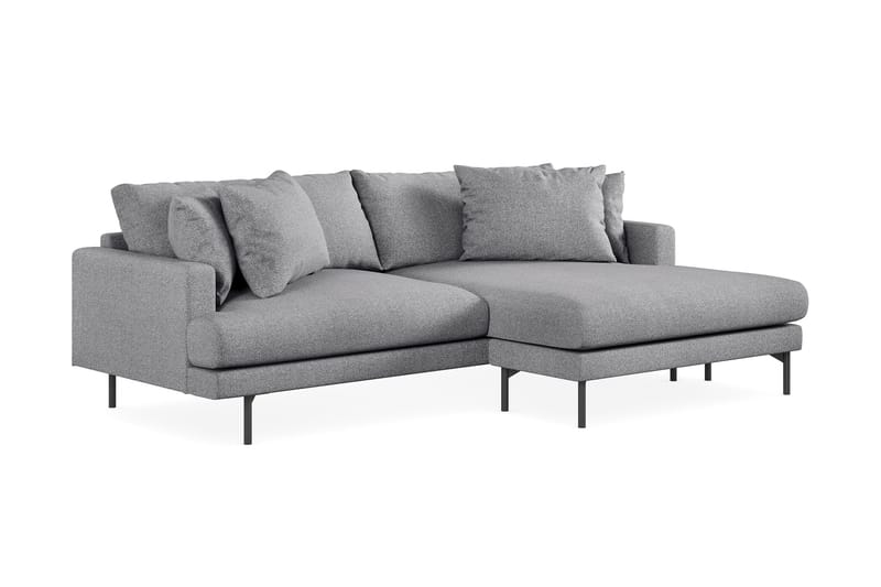 Menard 3-seters Divansofa - Grå - Møbler - Sofaer - Sofa med sjeselong - 3 seters sofa med divan