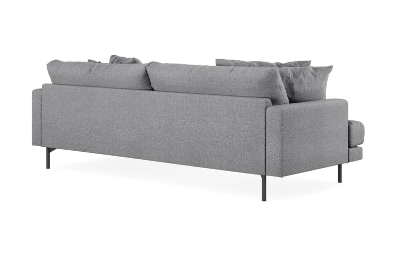 Menard 3-seters Divansofa - Grå - Møbler - Sofaer - Sofa med sjeselong - 3 seters sofa med divan