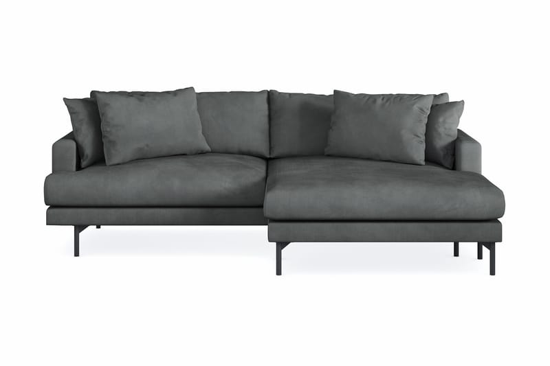 Menard 3-seters Divansofa - Grå - Møbler - Sofaer - Sofa med sjeselong - 3 seters sofa med divan