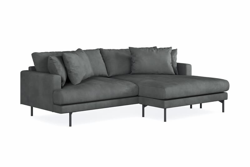 Menard 3-seters Divansofa - Grå - Møbler - Sofaer - Sofa med sjeselong - 3 seters sofa med divan