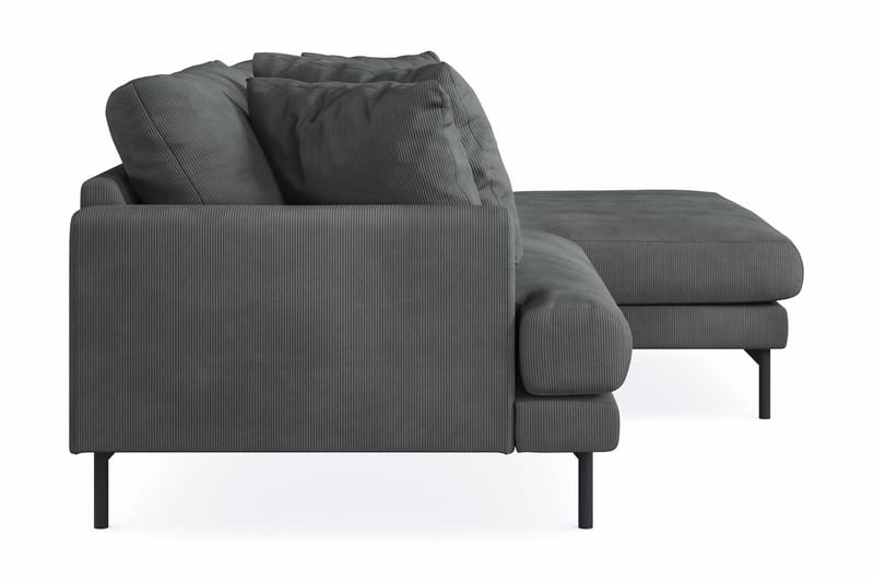 Menard 3-seters Divansofa - Grå - Møbler - Sofaer - Sofa med sjeselong - 3 seters sofa med divan