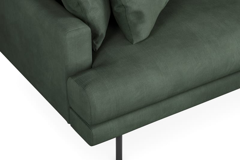 Menard 3-seters Divansofa - Grønn - Møbler - Sofaer - Sofa med sjeselong - 3 seters sofa med divan