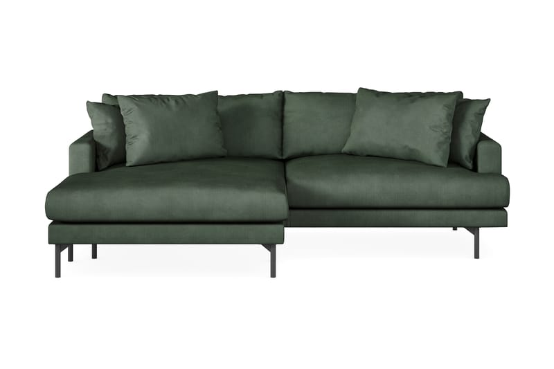 Menard 3-seters Divansofa - Grønn - Møbler - Sofaer - Sofa med sjeselong - 3 seters sofa med divan