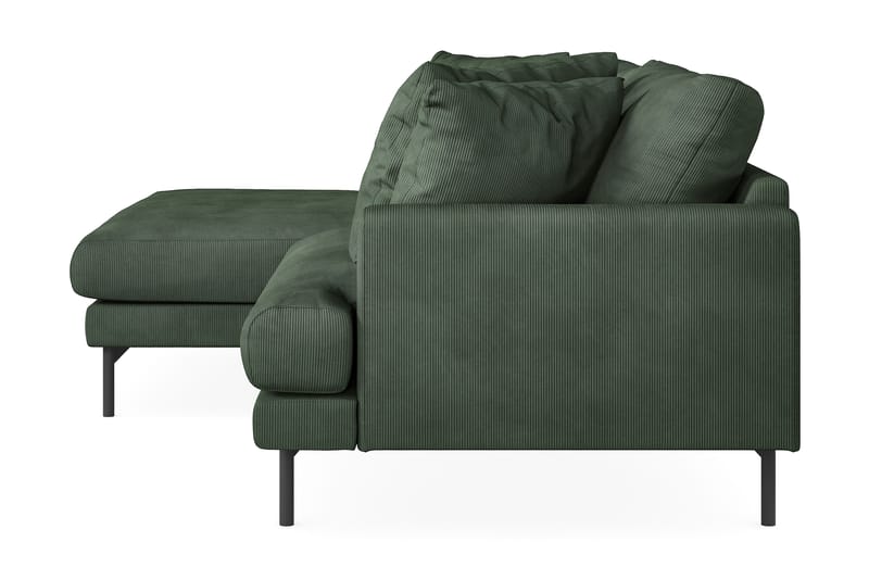 Menard 3-seters Divansofa - Grønn - Møbler - Sofaer - Sofa med sjeselong - 3 seters sofa med divan