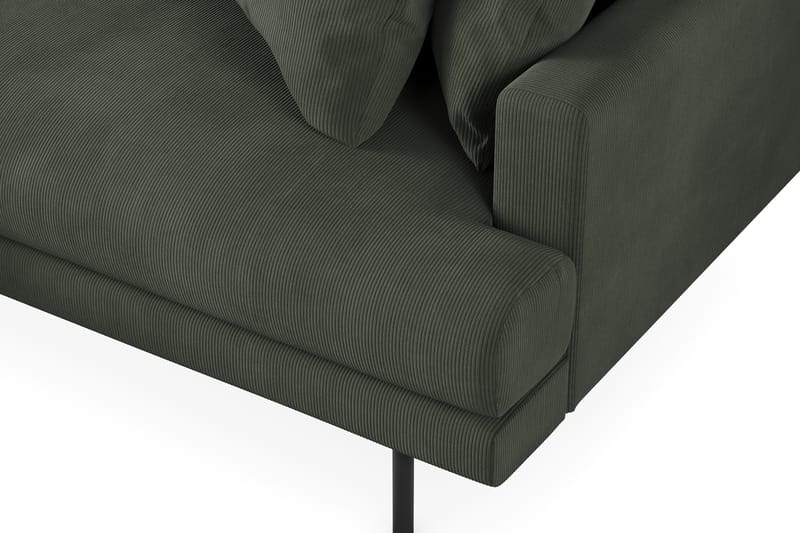 Menard 3-seters Divansofa - Mørk grønn - Møbler - Sofaer - Sofa med sjeselong - 3 seters sofa med divan