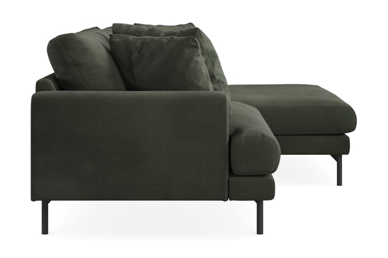 Menard 3-seters Divansofa - Mørk grønn - Møbler - Sofaer - Sofa med sjeselong - 3 seters sofa med divan