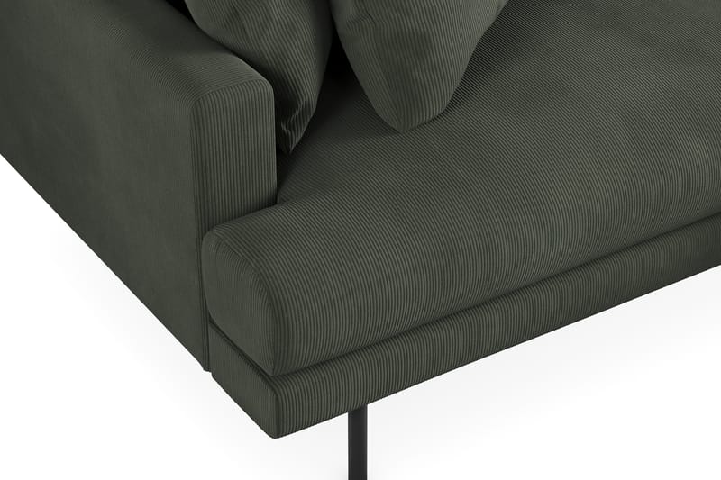 Menard 3-seters Divansofa - Mørk grønn - Møbler - Sofaer - Sofa med sjeselong - 3 seters sofa med divan