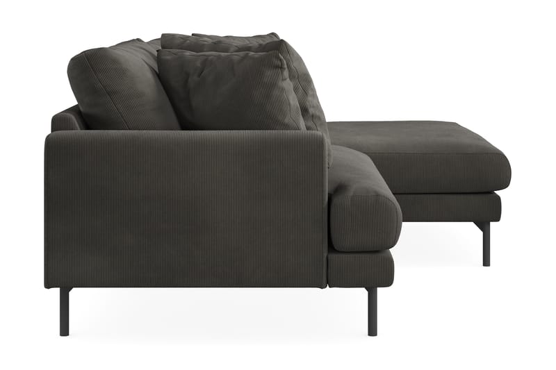 Menard 3-seters Divansofa - Mørkegrå - Møbler - Sofaer - Sofa med sjeselong - 3 seters sofa med divan