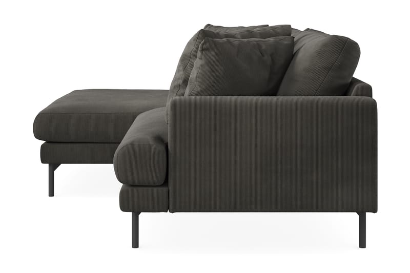 Menard 3-seters Divansofa - Mørkegrå - Møbler - Sofaer - Sofa med sjeselong - 3 seters sofa med divan