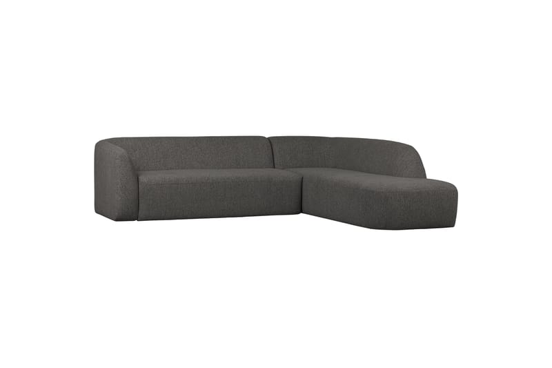 Mooli Sofa med Sjeselong 3-seter - Grå/Svart - Møbler - Sofaer - Sofa med sjeselong - 3 seters sofa med divan