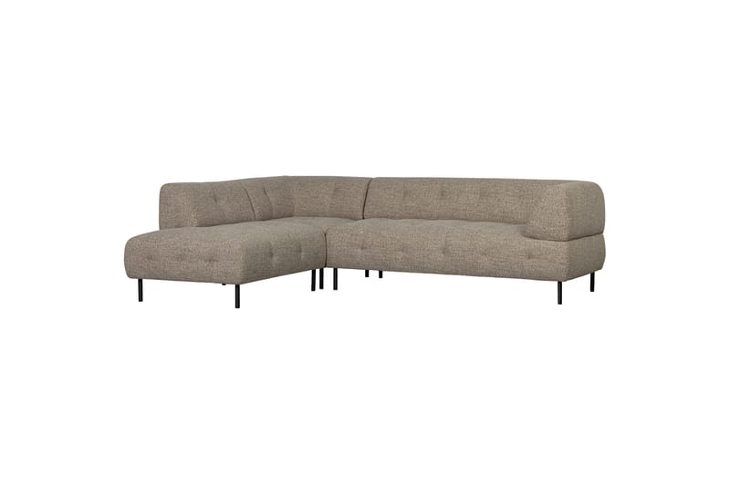 Ranta Sofa med Sjeselong 3-seter - Brun - Møbler - Sofaer - Sofa med sjeselong - 3 seters sofa med divan