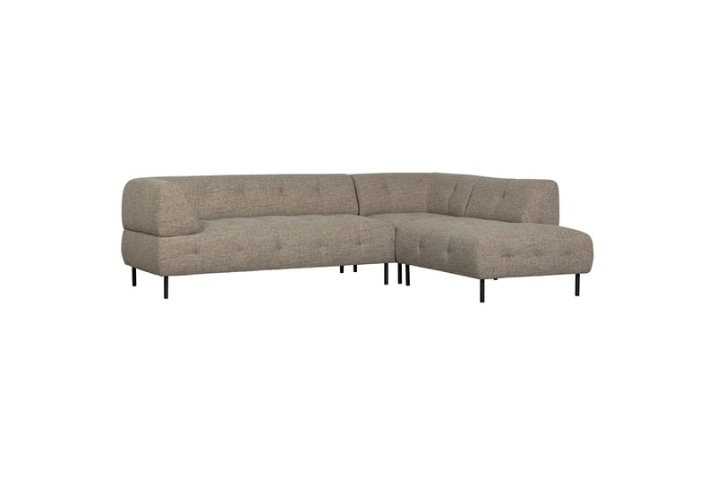 Ranta Sofa med Sjeselong 3-seter - Brun - Møbler - Sofaer - Sofa med sjeselong - 3 seters sofa med divan