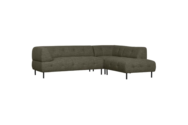 Ranta Sofa med Sjeselong 3-seter - Grønnmelange - Møbler - Sofaer - Sofa med sjeselong - 3 seters sofa med divan