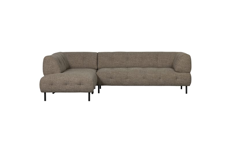 Ranta Sofa med Sjeselong 3-seter - Mørkebrun - Møbler - Sofaer - Sofa med sjeselong - 3 seters sofa med divan