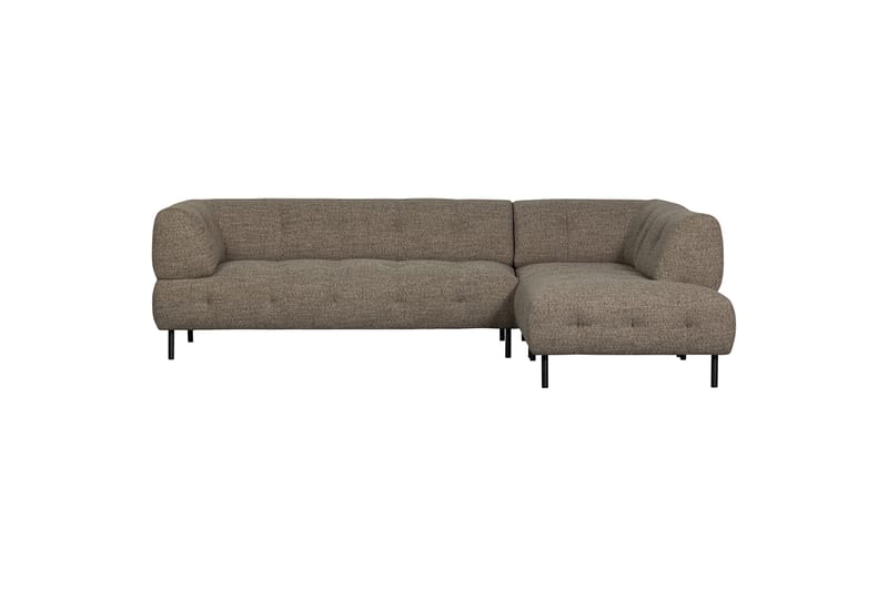 Ranta Sofa med Sjeselong 3-seter - Mørkebrun - Møbler - Sofaer - Sofa med sjeselong - 3 seters sofa med divan